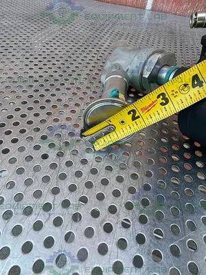 USED GEMU 554/25/D55345-1-1-C004 PNEUMATIC ANGLE SEAT VALVE