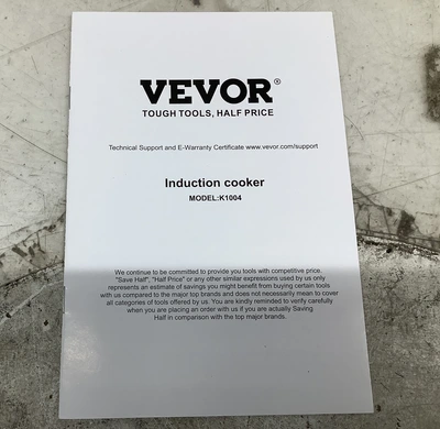 Used VEVOR K1004 Electric Cooking Equipment Michigan US | Miedema Asset Management Group #1342087