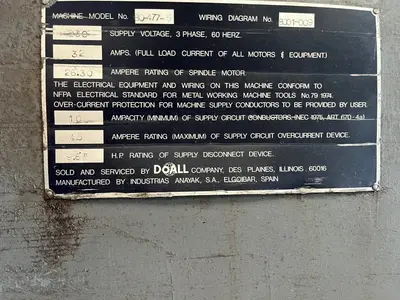 USED DOALL 80-477-5