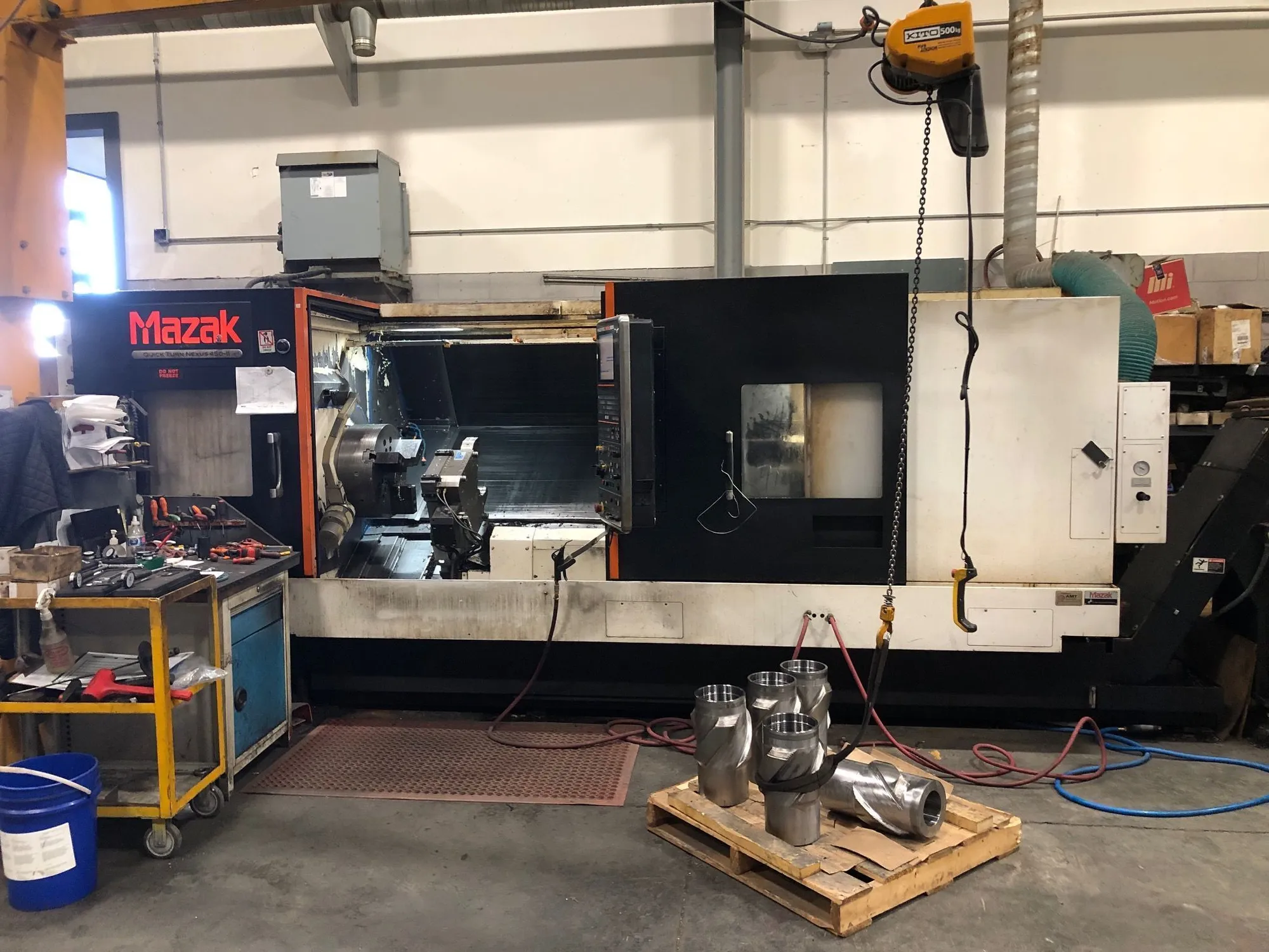 Used 2012 MAZAK QTN 450-II CNC LATHES 2 AXIS 210945 | Quick