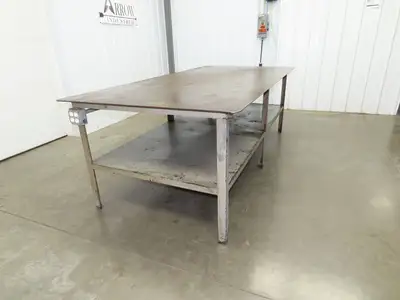 1/4" Top Steel Fabrication Welding Layout Table Work Bench 96"x48"x33"
