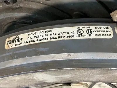 Used WARNER ELECTRIC PC1000 Motors (misc) Ohio US | HGR 24 #1487050