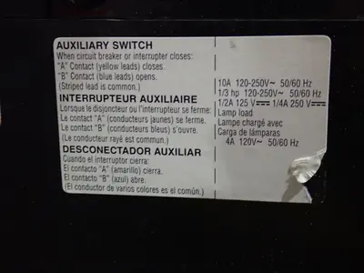 USED SQUARE D PAF361600DC1680