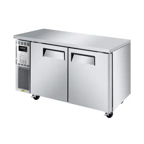 Turbo Air JUF-60S-N 59" W Undercounter Freezer w/ (2) Section & (2) Door, 115v