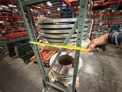 GLOBAL INDUSTRIAL 24” Deep x 10’ tall x 92” Storage Racks & Totes | Global Machine Brokers, LLC (4)