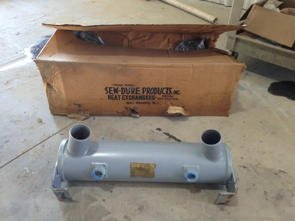 Sen-Dure 2666-1-5 Marine Tube & Shell Heat Exchanger / Oil Cooler-NIB