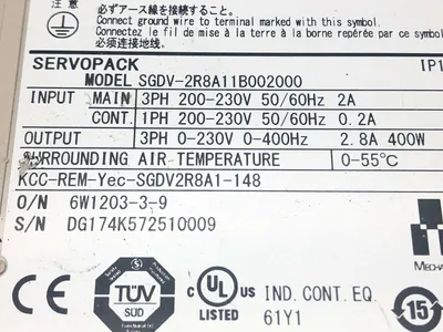 USED YASKAWA SERVO DRIVE