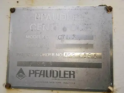 USED 1972 PFAUDLER GTL 3