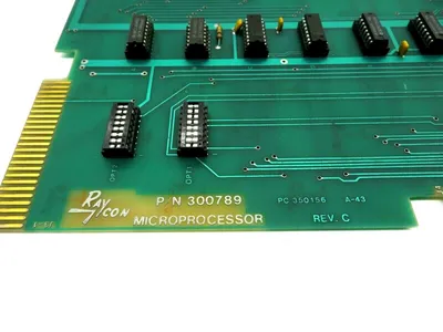 USED RAYCON 300789 MICROPROCESSOR BOARD REV C