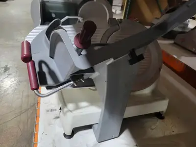 Used Berkel X13 13" Diameter Manual Gravity Feed Meat Slicer - 1/2 HP, 120V