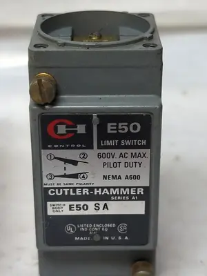 New | in-Stock CUTLER-HAMMER E50SA1 Miscellaneous Equipment (Electrical & Power) Ohio US | Surplus Asset Holdings #1236346
