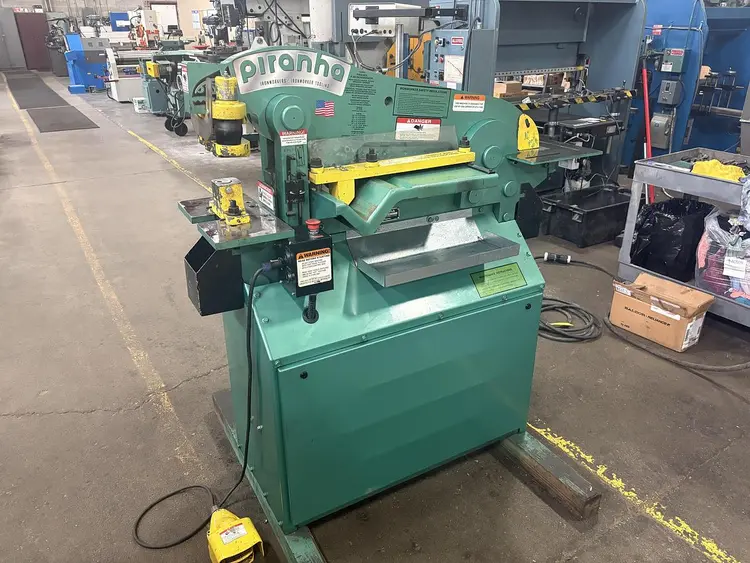 Used PIRANHA P-50 Ironworkers Ontario CA | Trader Machinery Inc #1269381