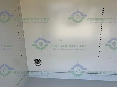 USED MOTT FLAMMABLE STORAGE CABINET 48" X 22" X 35" W/ MOTT ACID CABINET 18"X35"X48"