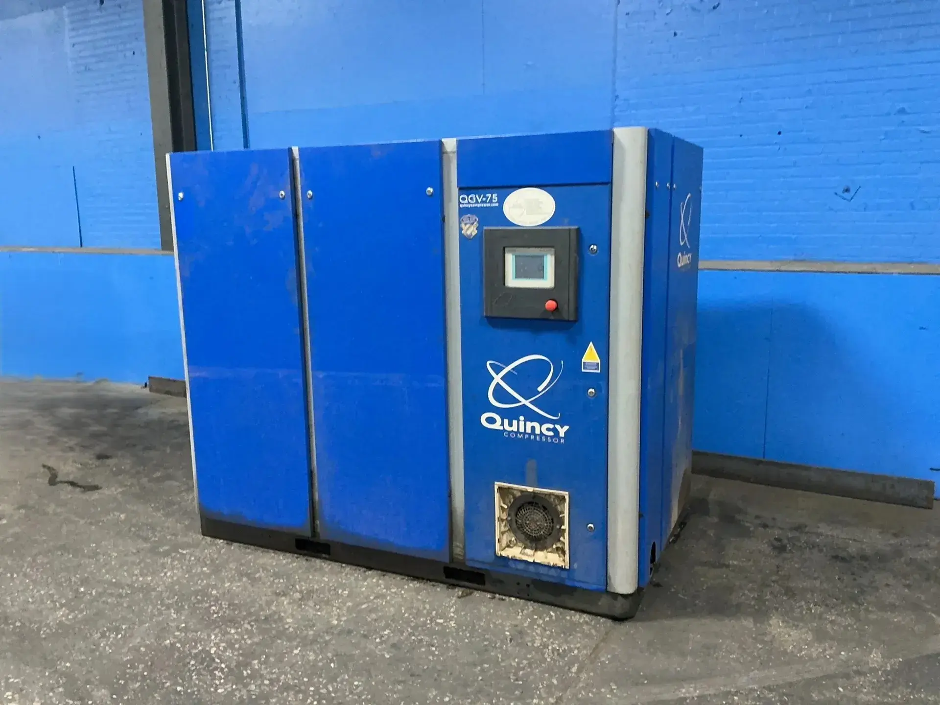 Used 2013 QUINCY COMPRESSOR QGV75 Rotary Screw & Sliding Vane Air Compressors Ohio US | HGR 24 #1482243