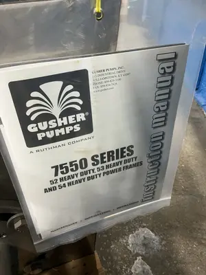 Gusher Pumps  7.5 Hp Vertical End Suction Pump