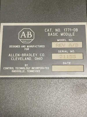 Used ALLEN-BRADLEY 1771-DB Industrial Controls Ohio US | Surplus Asset Holdings #1238342