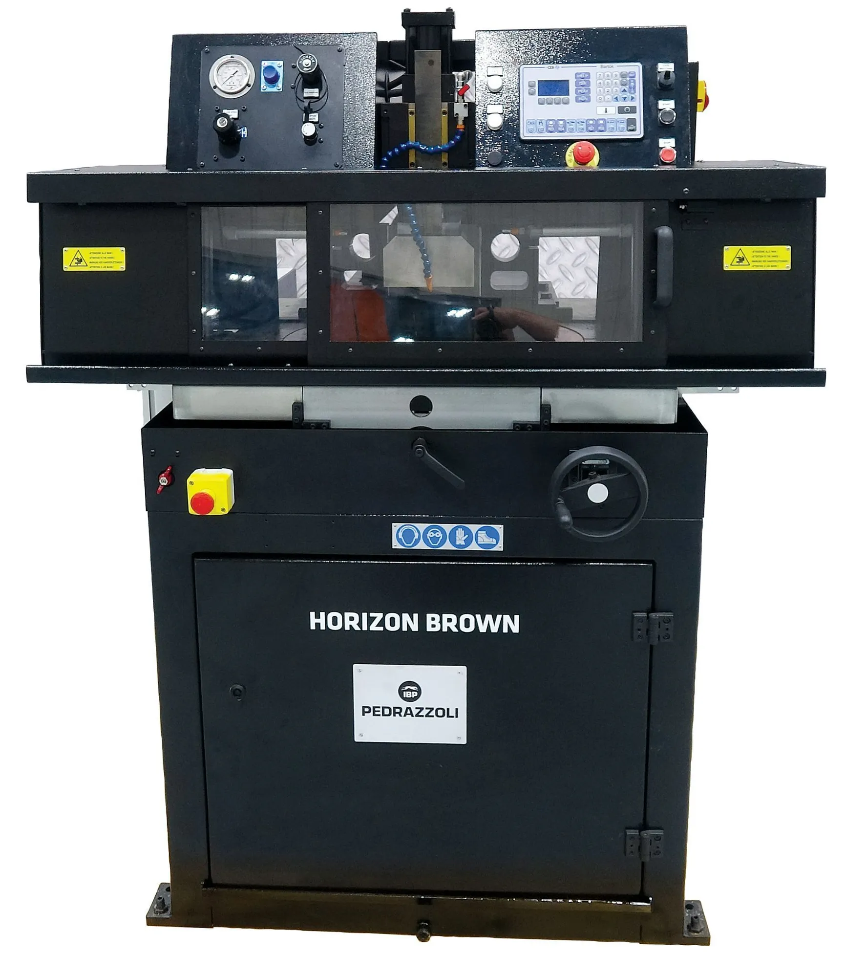 NEW PEDRAZZOLI HB450SA Horizon Brown Semiautomatic Circular Upcut Saw - 480V