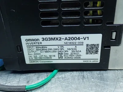 Used OMRON 3G3MX2A2004V1 Power Inverters | HGR 24 #747972