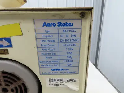 Kuraco ASST-103LL Oil Mist Collector Unit 220V 3Ph 5.75" Inlet 0.750kw
