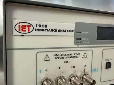 iet 1910 Inductance Analyzer Precision Calibration (3.6.3)