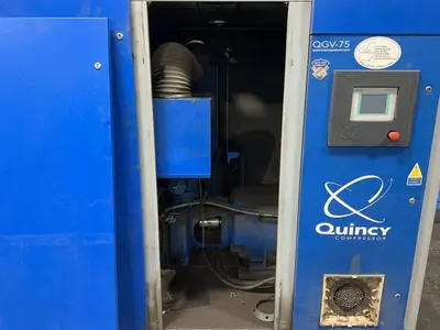 Used 2013 QUINCY COMPRESSOR QGV75 Rotary Screw & Sliding Vane Air Compressors Ohio US | HGR 24 #1482243