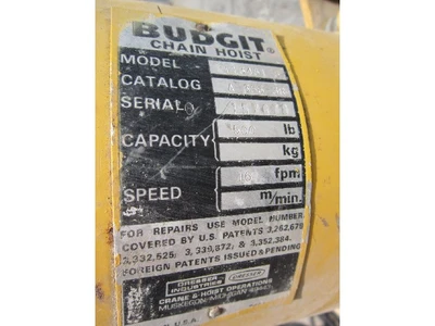 Budgit Chain Hoist