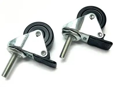 USED 80/20 THREADED STEM SWIVEL CASTER