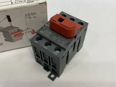 USED ABB LOAD BREAK SWITCH OT25E3 3-POLE