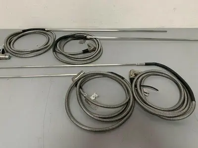 Stainless Steel 24" Temperature Probe w/ x4 Prong Fittings