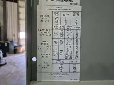 Double Fused Interrupter Switch 5 kV, 4160 Volts & Conduit Cabinet