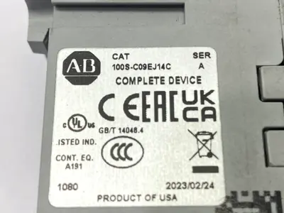 Used Allen-Bradley Ser. A Guardmaster Safety Contactor 24VDC 9A PLC Contactors Michigan US | Maverick Industrial Sales #1393249