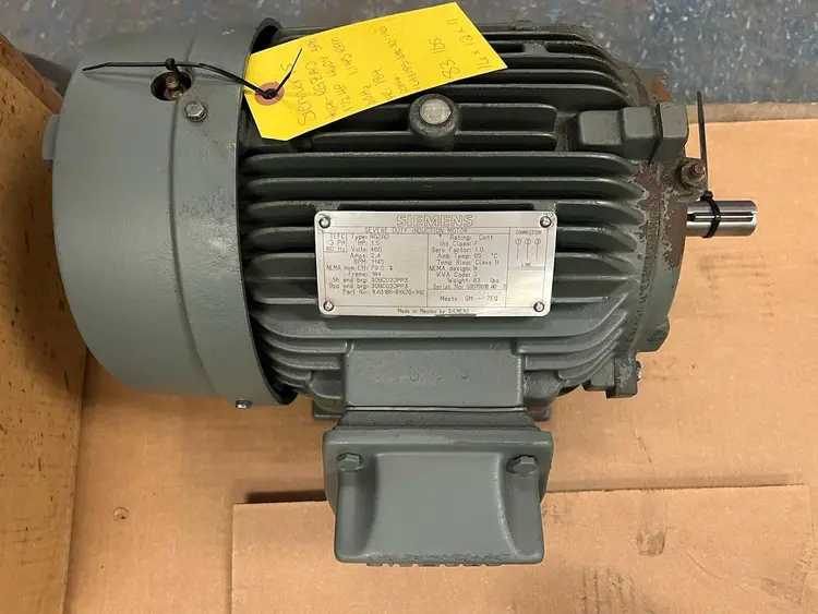 New | in-Stock SIEMENS SIEMENS 1145RPM 3PH 184 Industrial Controls | Surplus Asset Holdings #1220584