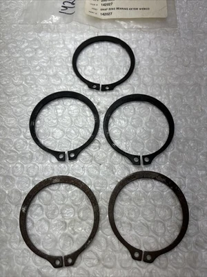 **NEW &USED SNAP RING BEARING  4X15M WEMCO 142027 (LOT OF 5)#