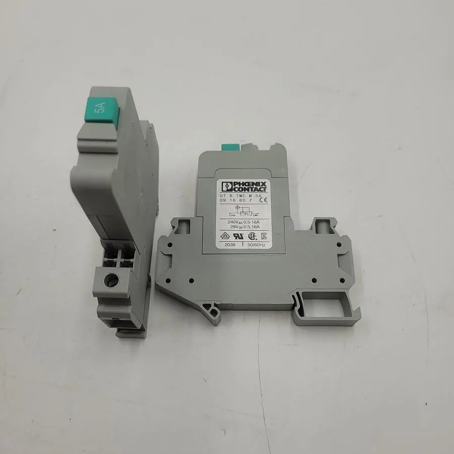 Used PHOENIX CONTACT PHOENIX CONTACT UT 6-TMC M 5A THERMAL MAGNETIC DEVICE CIRCUIT BREAKER Circuit Breakers | ND Industrial Surplus #1217481