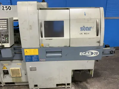 Used 2005 STAR ECAS20 Swiss Type Automatic Screw Machines Ohio US | HGR 24 #1229719