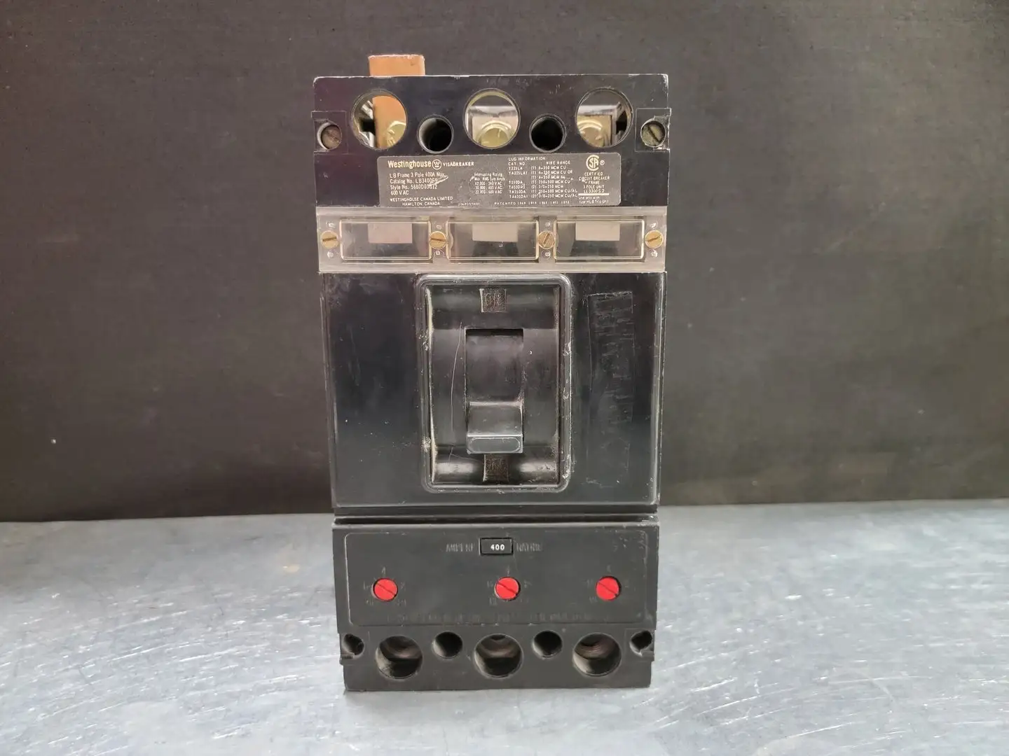 USED WESTINGHOUSE LB3400FB