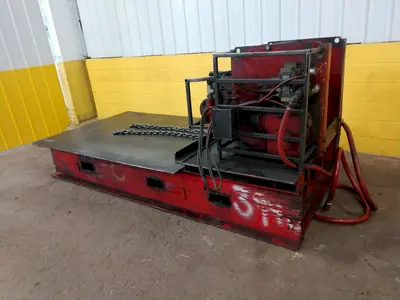 9,000 LBS THERN MODEL #943MDN PORTABLE PNEUMATIC DIE REMOVAL WINCH: STOCK #13457