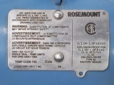 USED FISHER-ROSEMOUNT G2S22A1M5B4C6