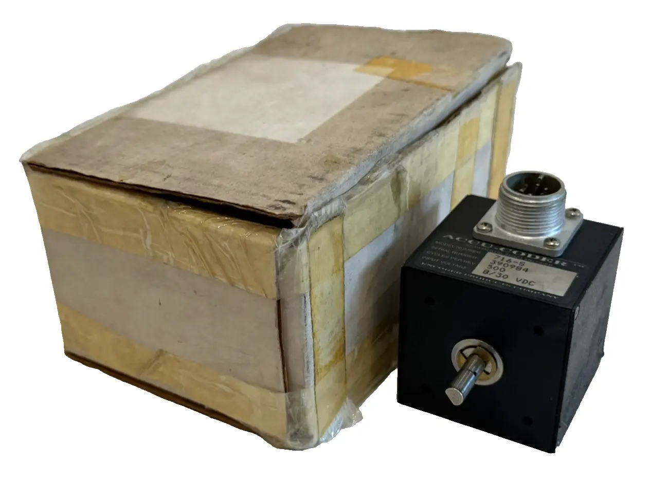 USED ACCU-CODER 716-S INCREMENTAL SHAFT ENCODER 8/30VDC 716S