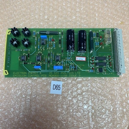 NEW VG Gas Analysis PCB MGA950-115B