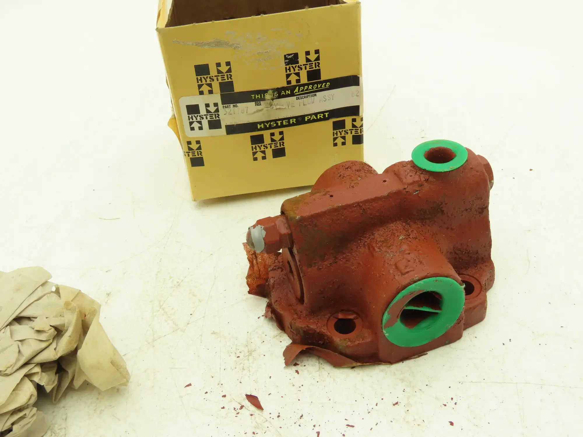 Hyster 321787 Forklift Calibrated Flow Valve For Model H60XL Diesel