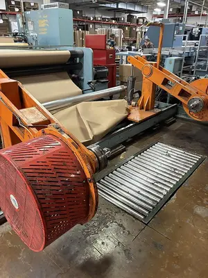 USED SHANKS COUNTER ROLL REWINDER