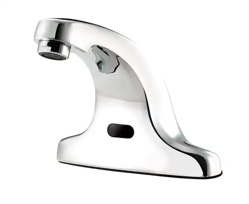 Krowne 16-197 Deck Mount Electronic Faucet - 4" Centers, Fixed Spout, Battery Operated