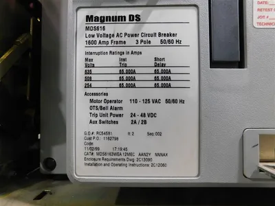 USED CUTLER HAMMER MDS616