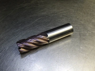 Kyocera / SGS 1" 5 Flute Carbide Sq Endmill 1" Shank 37144 (LOC2867A)