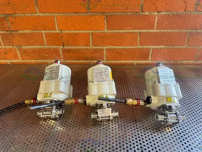 Used PROMATION P1-24PN4-ACDC PRECISION ACTUATION VALVE 300 LBS/35NM W/ 3.4" VALVE Valves/Fittings California US | Equipment Lab #1418448