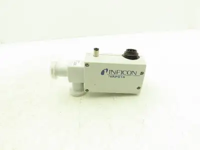 Inficon VAP016-X Pneumatically Actuated Bellows Sealed Angle Valve DN 16 ISO-KF