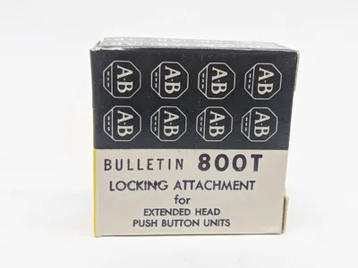NEW ALLEN-BRADLEY EXTENDED HEAD PUSH BUTTON PADLOCKING ATTACHMENT