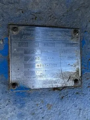USED NAGLE PUMPS KR FRAME 220F
