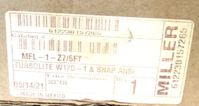 NEW MILLER MFL-1-Z7 FALL LIMITER MFL1Z7